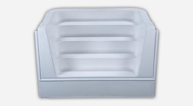 6' Straight Back Step 4-Tread White Bullnose Hydra